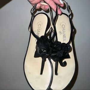 Chanel Flower Sandals
